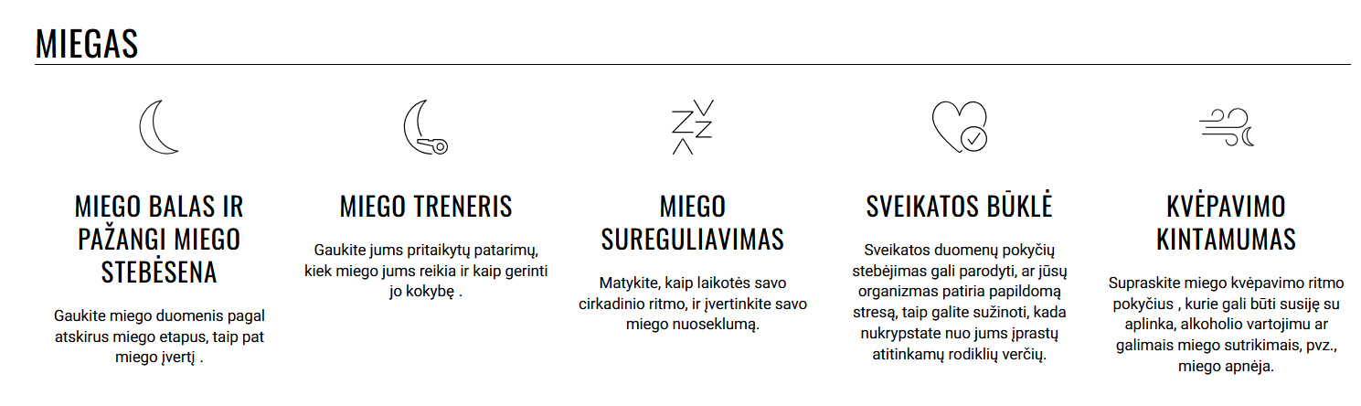 Išmanioji fitneso apyrankė Garmin CIRQA™ Smart Band | Juodos spalvos, L–XL aprašymas - Prekės nuotrauka