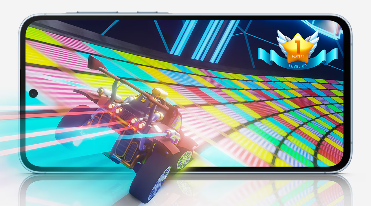 Išmanusis telefonas Samsung Renewed Grade A Galaxy A55 5G | Atnaujintas | 8/128 GB | Alyvinis aprašymas - Prekės nuotrauka