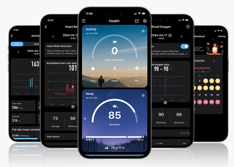 Išmanusis žiedas Powerton SMART RING PRO, sidabro spalvos, 9 dydis aprašymas - Prekės nuotrauka
