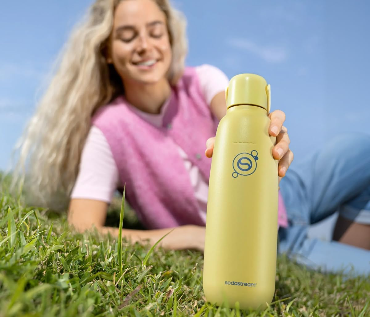 Buteliukas Sodastream Fizz & GO DWS, 0,9 l, Citrinų spalvos aprašymas - Prekės nuotrauka