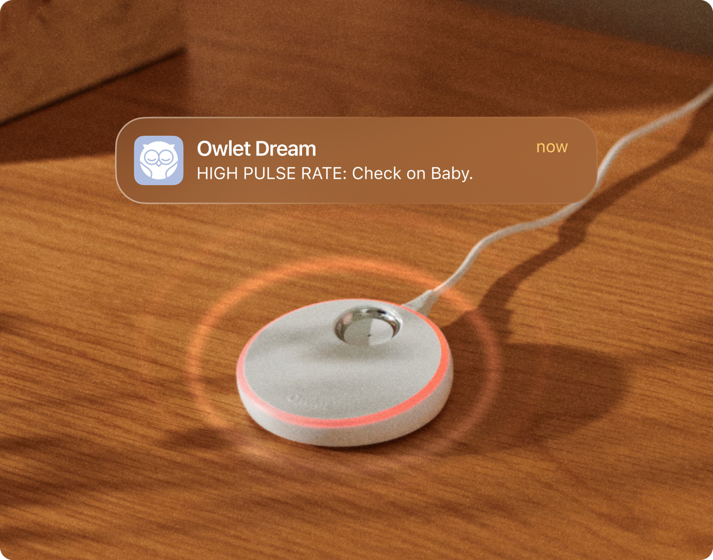 Mobili auklė Owlet Dream Duo (Gen 3), su mėlynomis kojinėmis aprašymas - Prekės nuotrauka