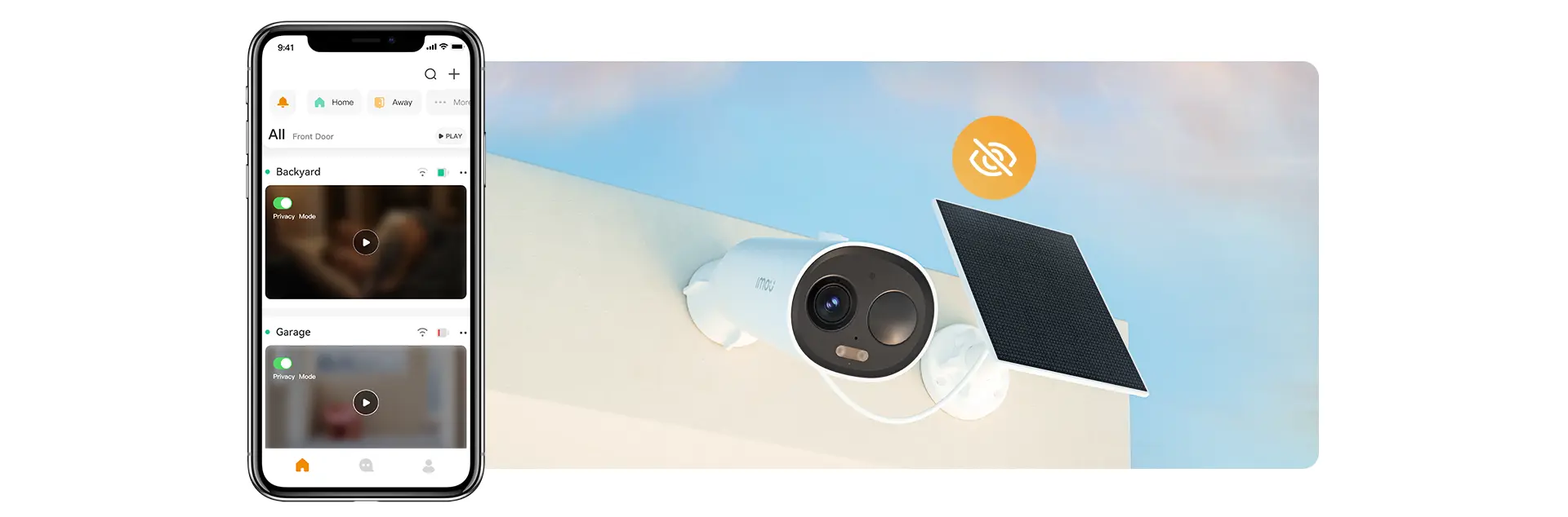 Išmani vaizdo stebėjimo kamera Imou Cell 3C, 3MP, baltos spalvos aprašymas - Prekės nuotrauka