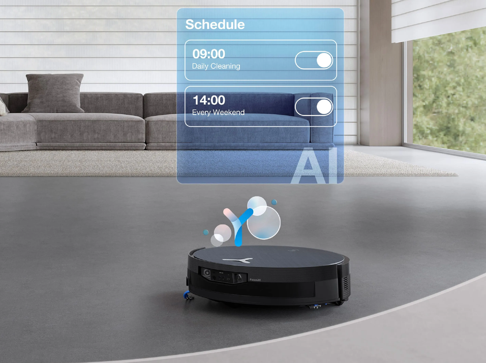 Dulkių siurblys-robotas ECOVACS DEEBOT X12 OmniCyclone, Juodas aprašymas - Prekės nuotrauka
