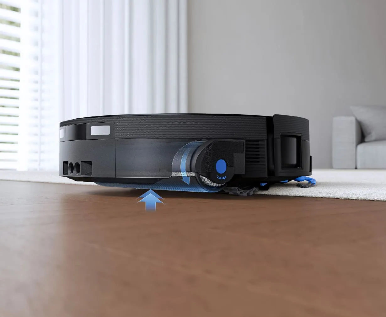 Dulkių siurblys-robotas ECOVACS DEEBOT X12 OmniCyclone, Juodas aprašymas - Prekės nuotrauka Dulkių siurblys-robotas ECOVACS DEEBOT X12 OmniCyclone, Juodas aprašymas - Prekės nuotrauka