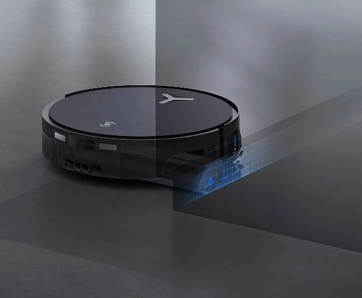 Dulkių siurblys-robotas ECOVACS DEEBOT X12 OmniCyclone, Juodas aprašymas - Prekės nuotrauka