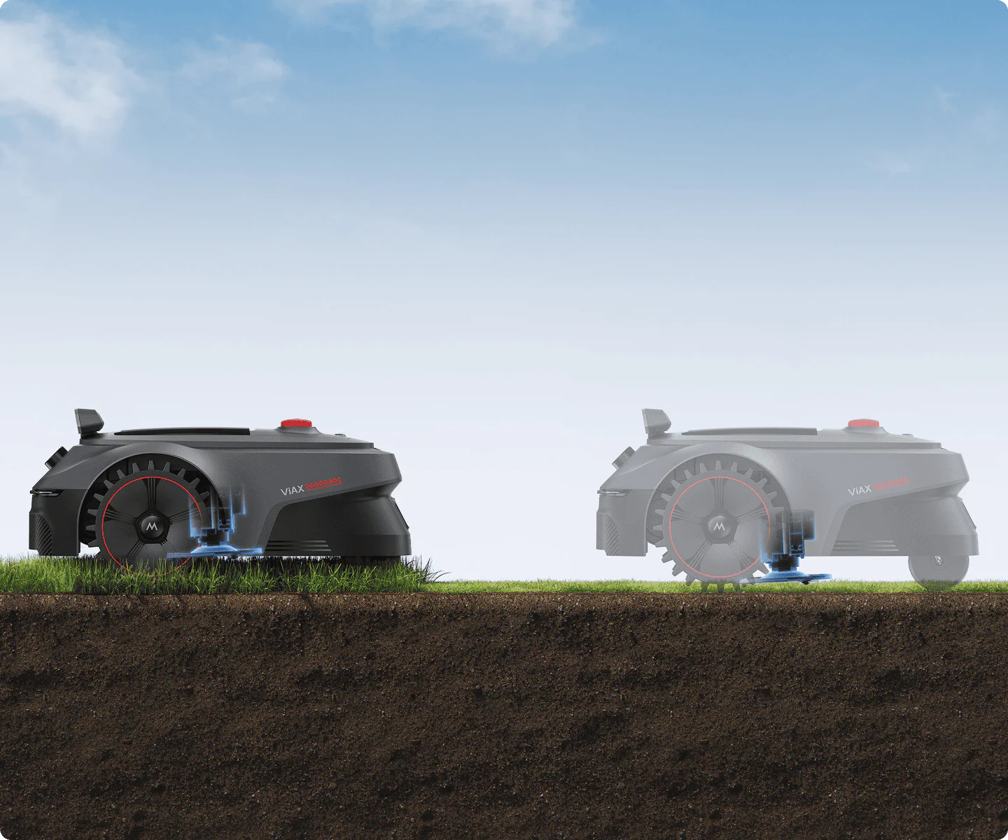Vejos robotas Mova ViAX 500 | UltraEyes™ 2.0: AI Dual-Vision + 360° LiDAR | 600 m² aprašymas - Prekės nuotrauka