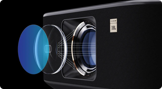 Projektorius Yaber K3 Pro LCD Full HD su JBL kolonėlėmis ir žemų dažnių kolonėle, juodas aprašymas - Prekės nuotrauka
