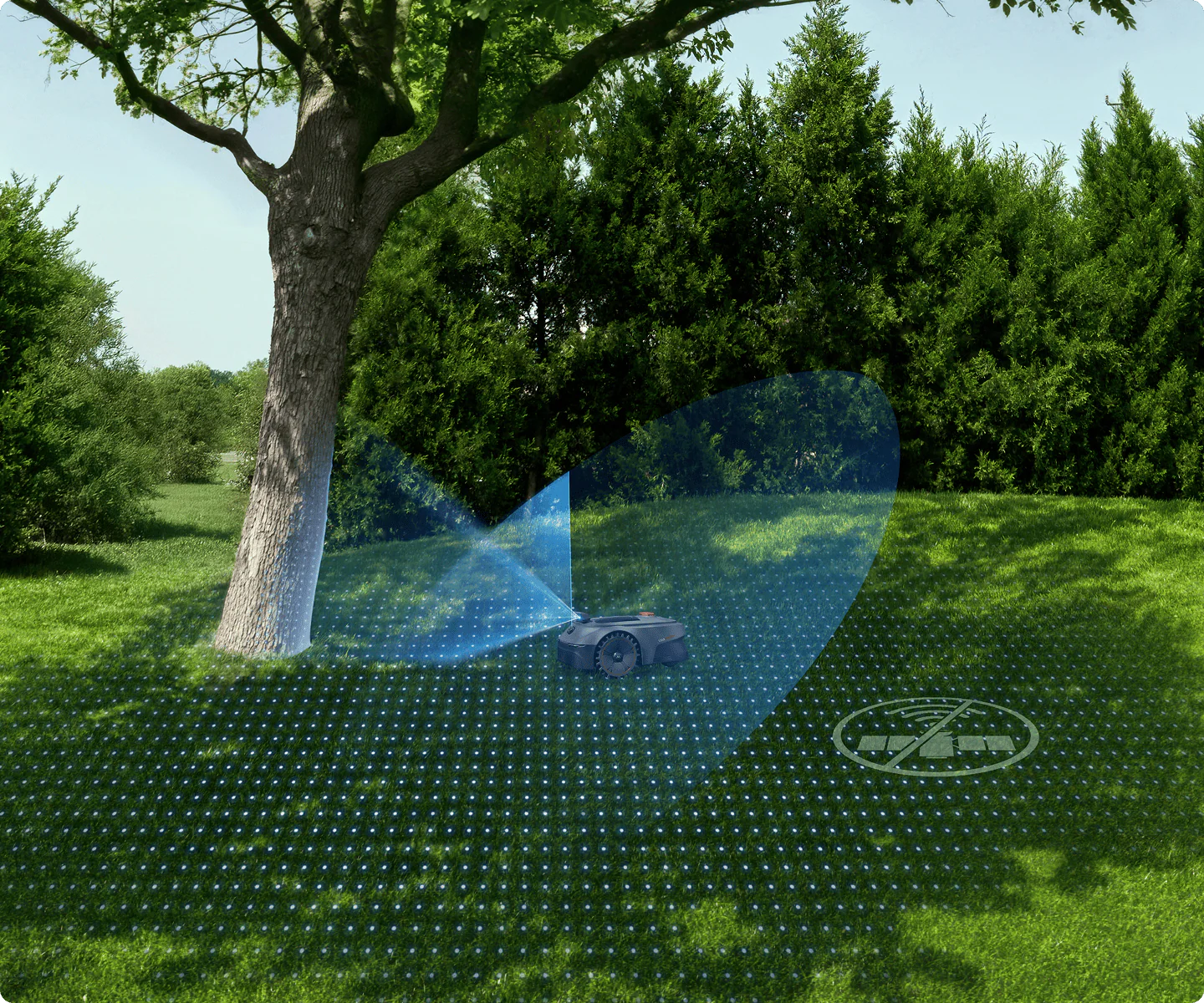 Vejos robotas Mova ViAX 500 | UltraEyes™ 2.0: AI Dual-Vision + 360° LiDAR | 600 m² aprašymas - Prekės nuotrauka