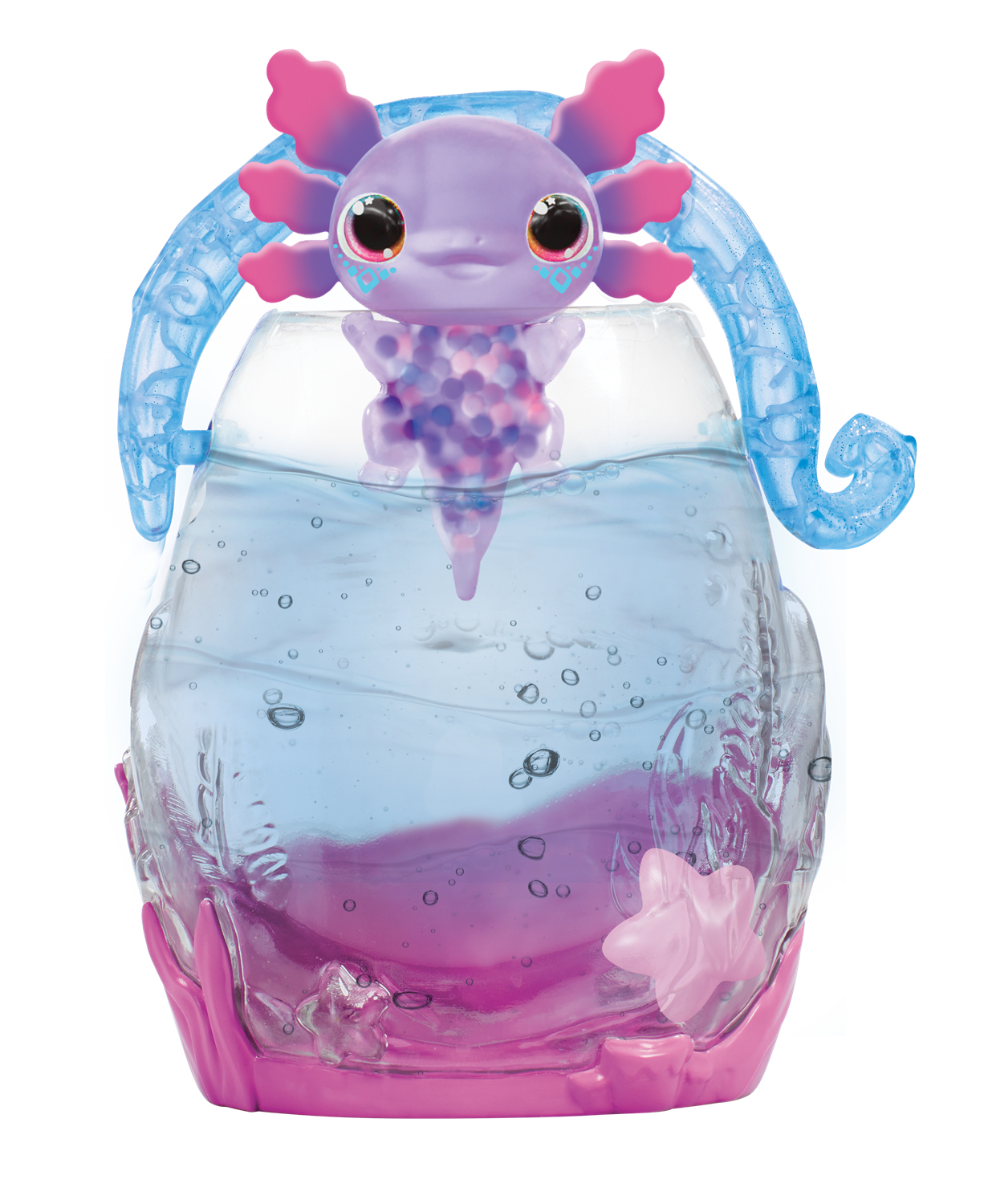 Aksolotlio figūrėlė su akvariumu Goliath Animagic Let's Glo Axolotl aprašymas - Prekės nuotrauka