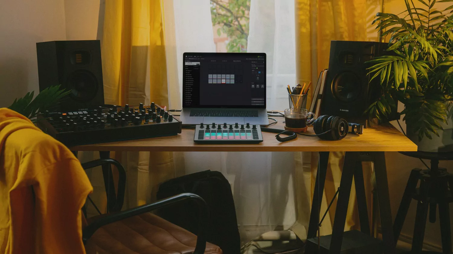 Studijinės monitorinės kolonėlės Adam Audio T5V, Juodos, 5