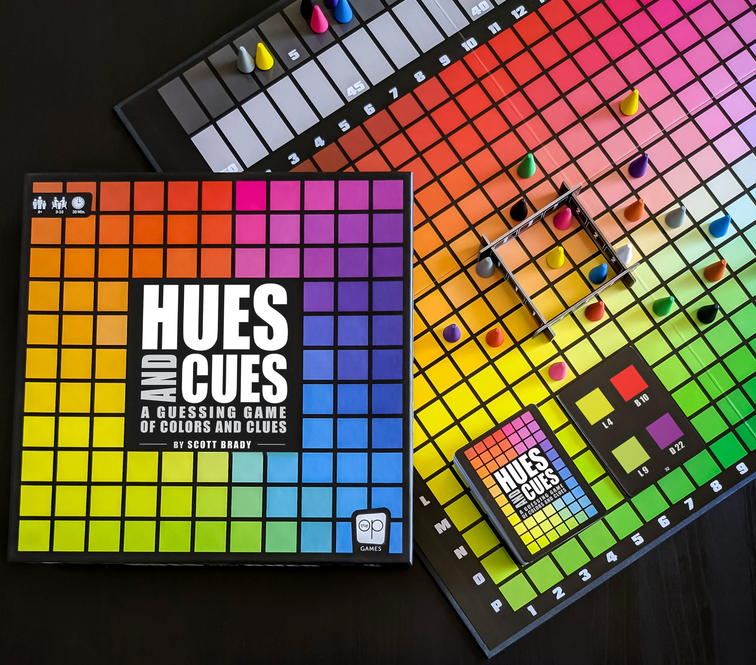 Stalo žaidimas Usaopoly Hues and Cues aprašymas - Prekės nuotrauka