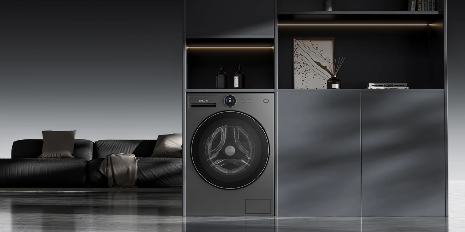 Skalbimo mašina Dreame AI Inverter Washer L9 DWF11L90TAEU, pilka aprašymas - Prekės nuotrauka