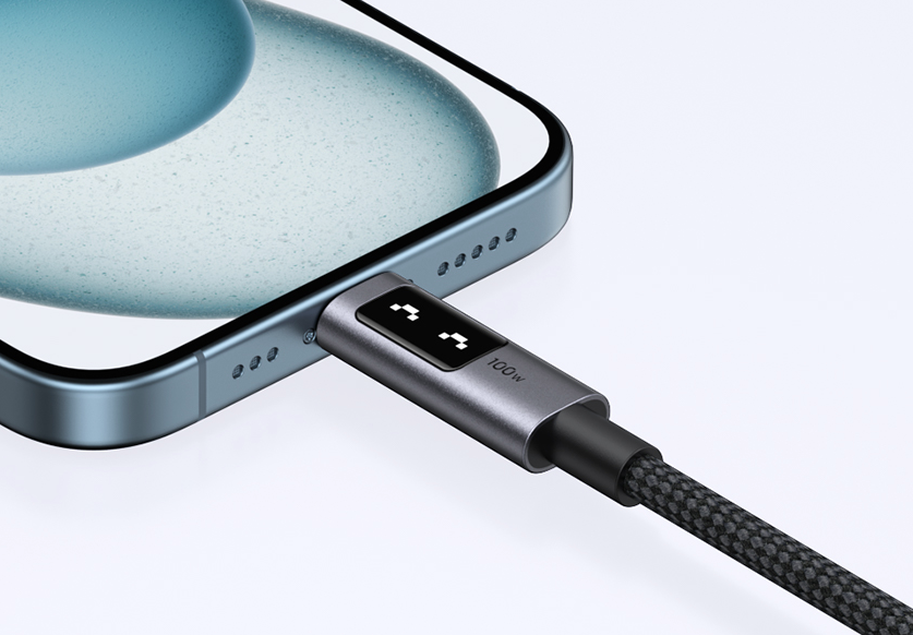 UGREEN Uno USB-C – USB-C kabelis, PD greitasis įkrovimas, 5A, 1 m aprašymas - Prekės nuotrauka