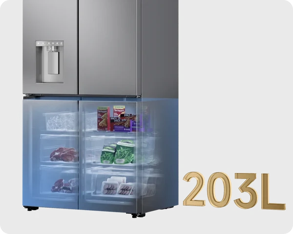 Dreame FizzFresh šaldytuvas DRC560WMXEEUP aprašymas - Prekės nuotrauka