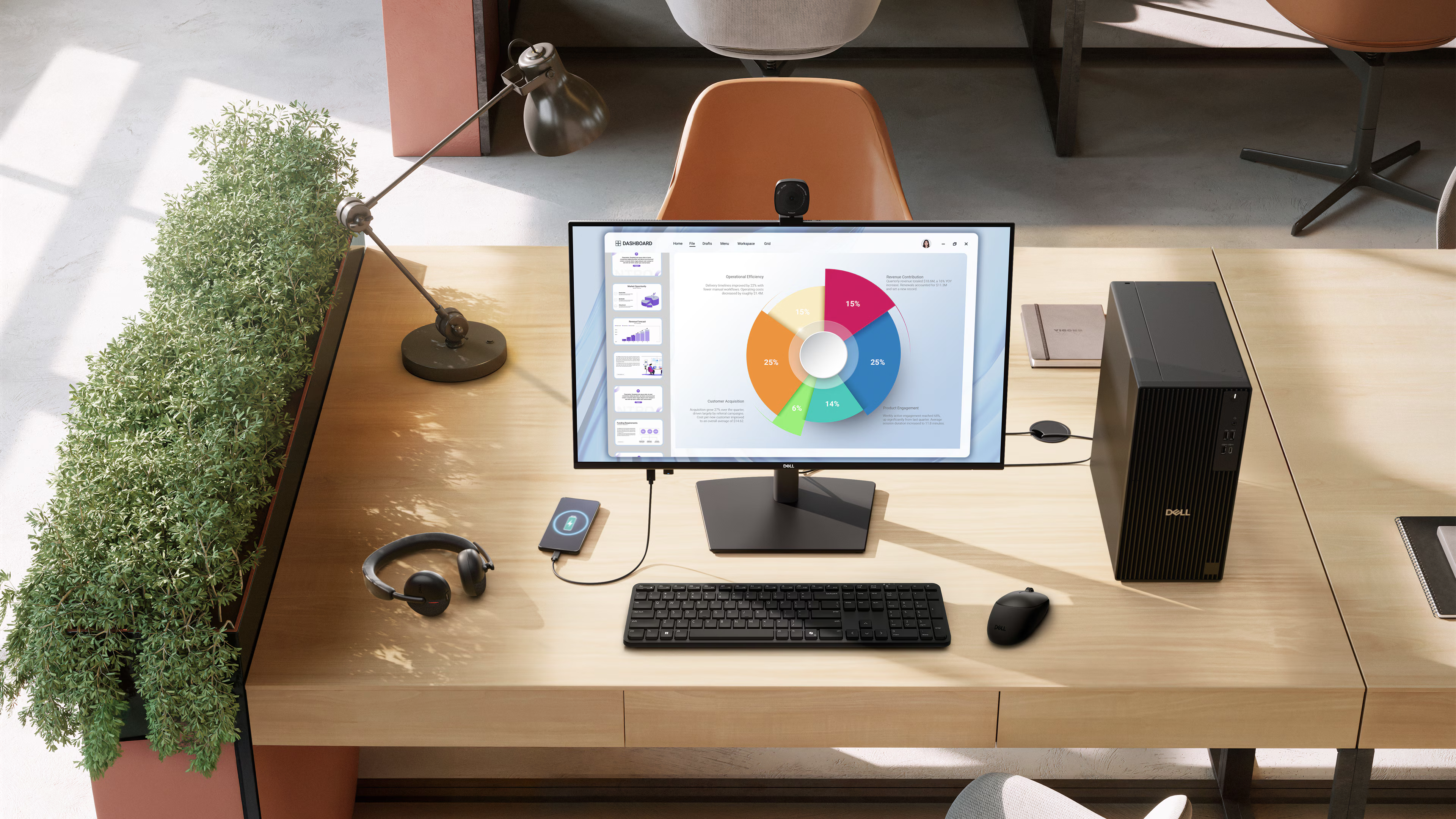Monitorius Dell Pro P 27 P2726H, 27