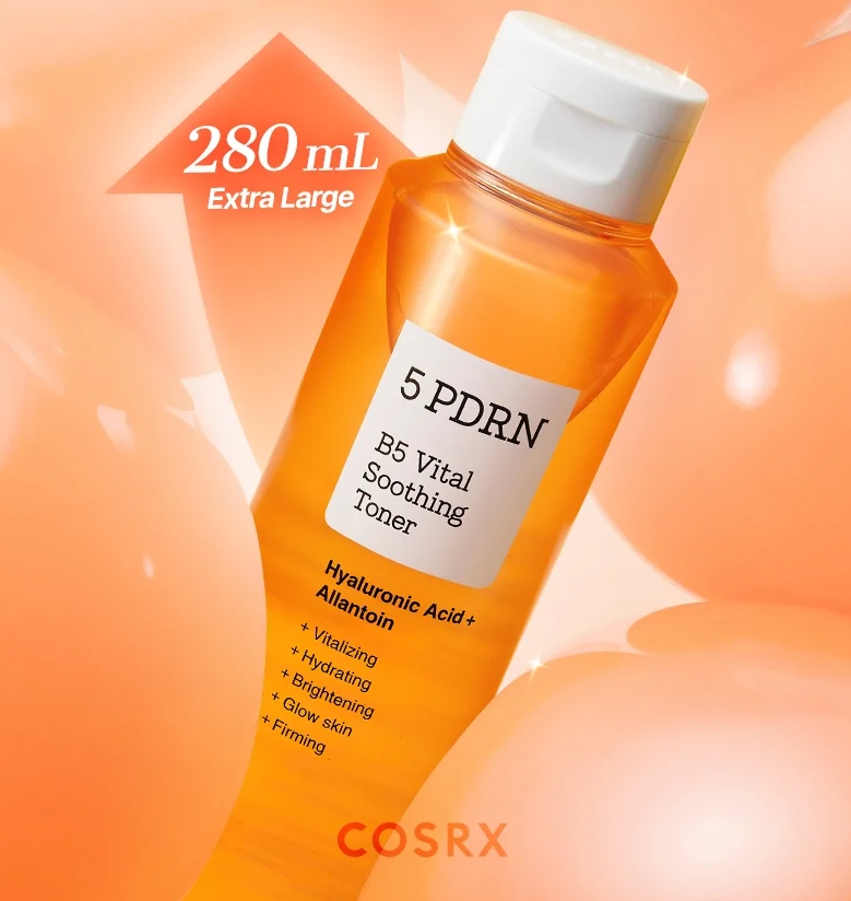 COSRX 5 PDRN B5 Vital Soothing Toner tonikas visiems odos tipams, 280 ml aprašymas - Prekės nuotrauka