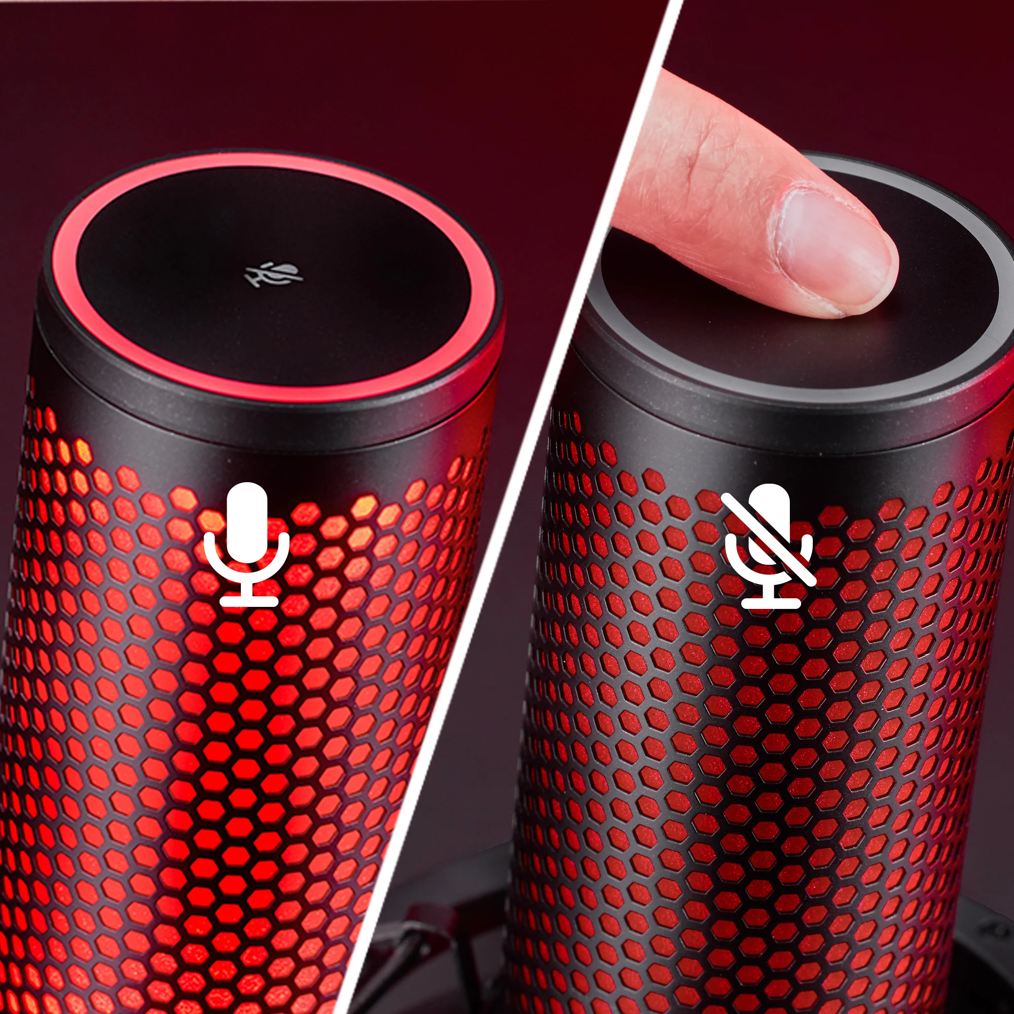 Kondensatorinis Mikrofonas HyperX QuadCast 2, Baltas aprašymas - Prekės nuotrauka