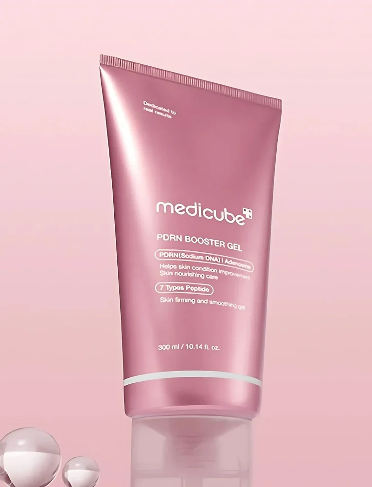 MEDICUBE PDRN Booster Gel stangrinamasis gelis, 300 ml aprašymas - Prekės nuotrauka