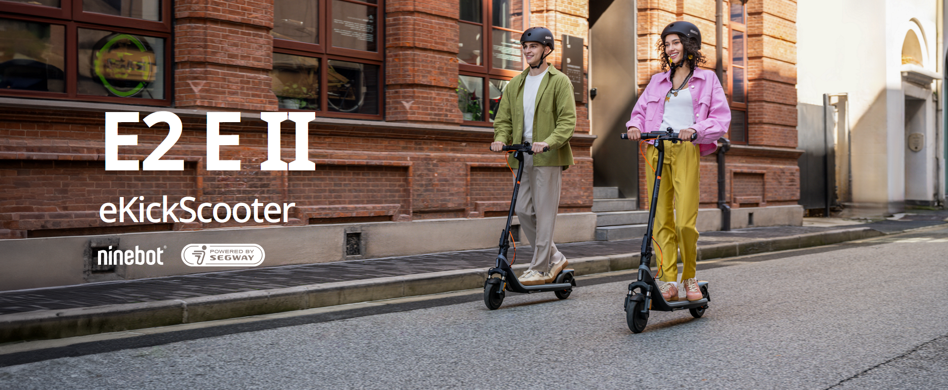 Elektrinis paspirtukas Segway E2 E II eKickScooter | 450 W | iki 20 km/h | 8.1