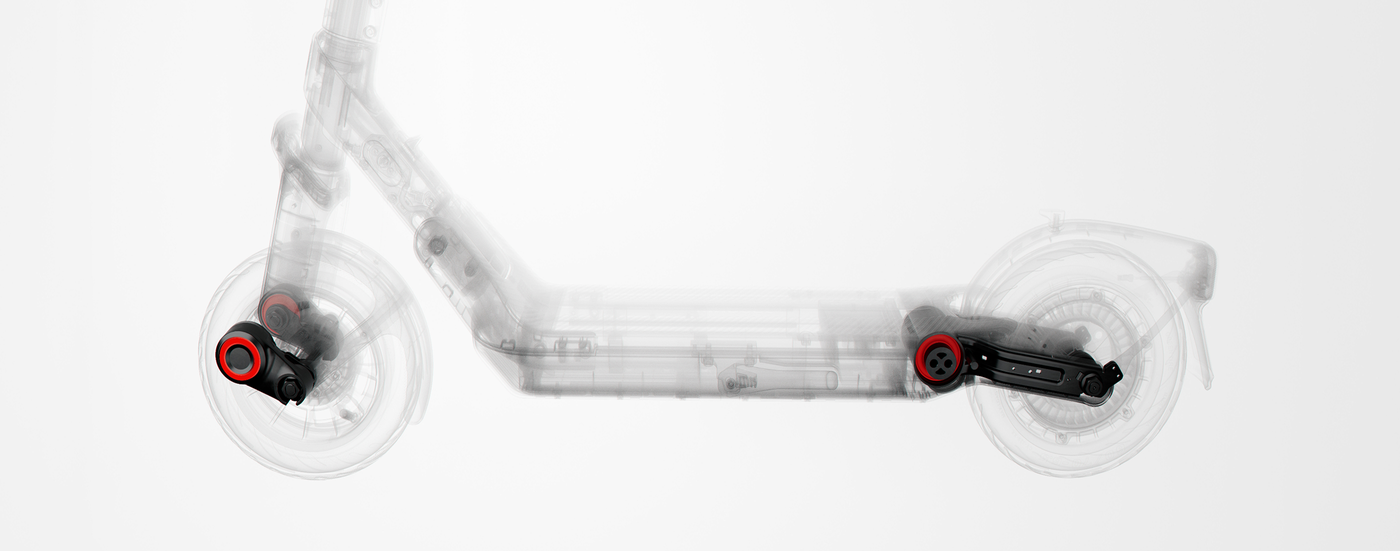 Elektrinis paspirtukas Segway E3 Pro E eKickScooter | 800 W | iki 25 km/h | 10