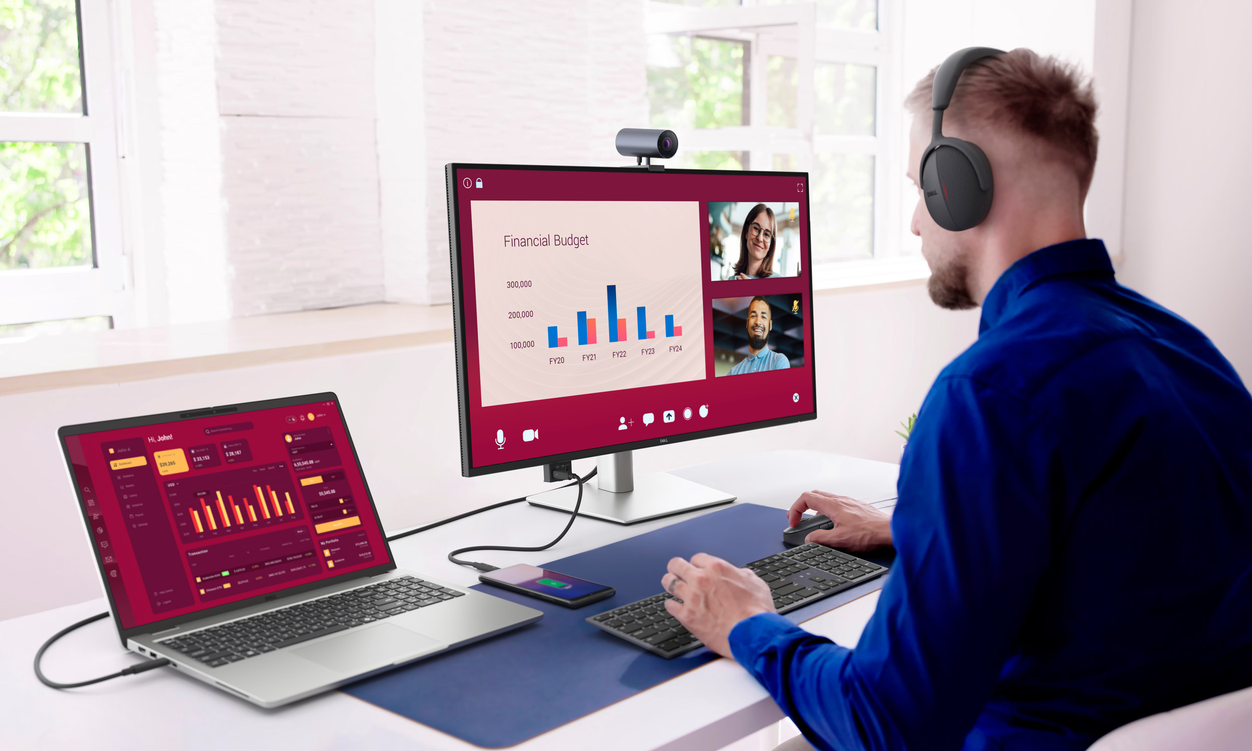 Monitorius  Dell Pro 32 Plus 4K USB-C Hub P3225QE aprašymas - Prekės nuotrauka