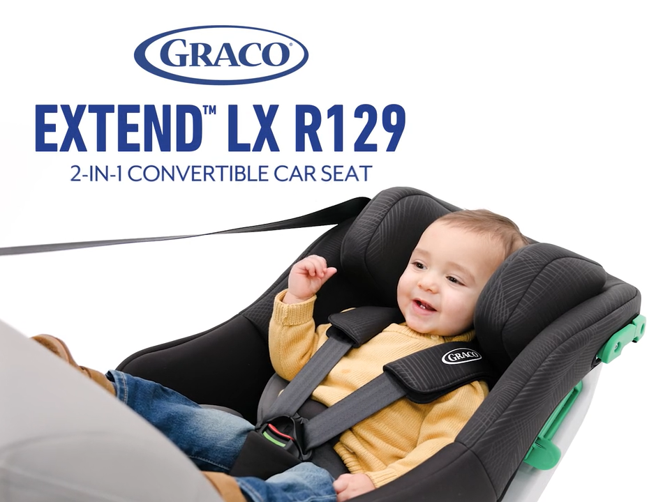 Automobilinė kėdutė  Graco Extend LX R129 i-Size, pilka aprašymas - Prekės nuotrauka