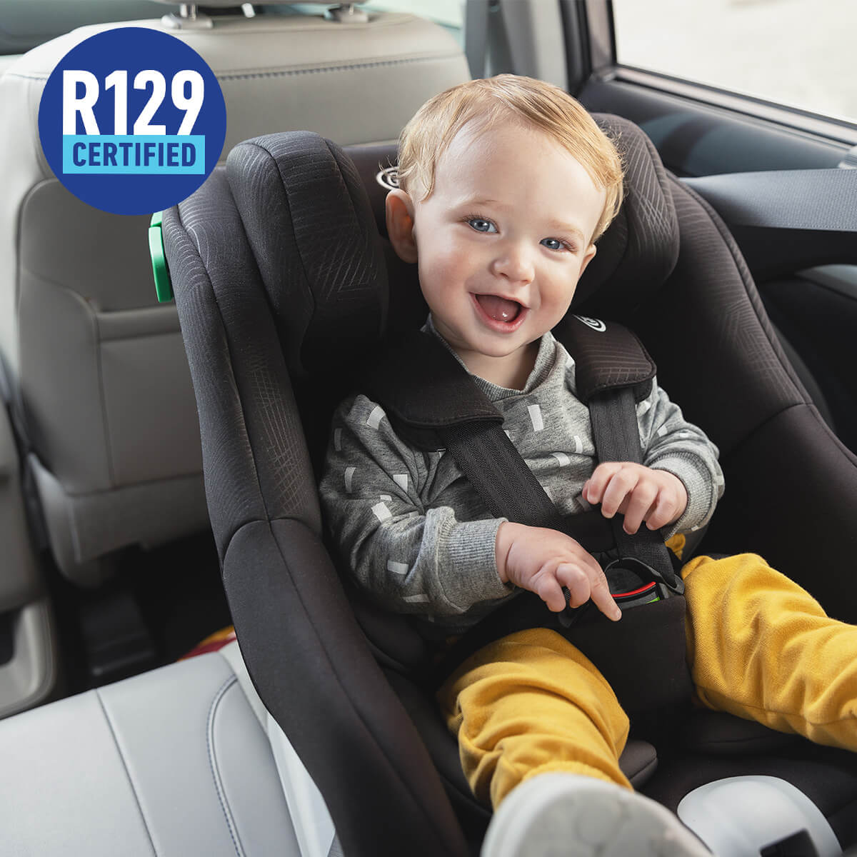 Automobilinė kėdutė  Graco Extend LX R129 i-Size, pilka aprašymas - Prekės nuotrauka