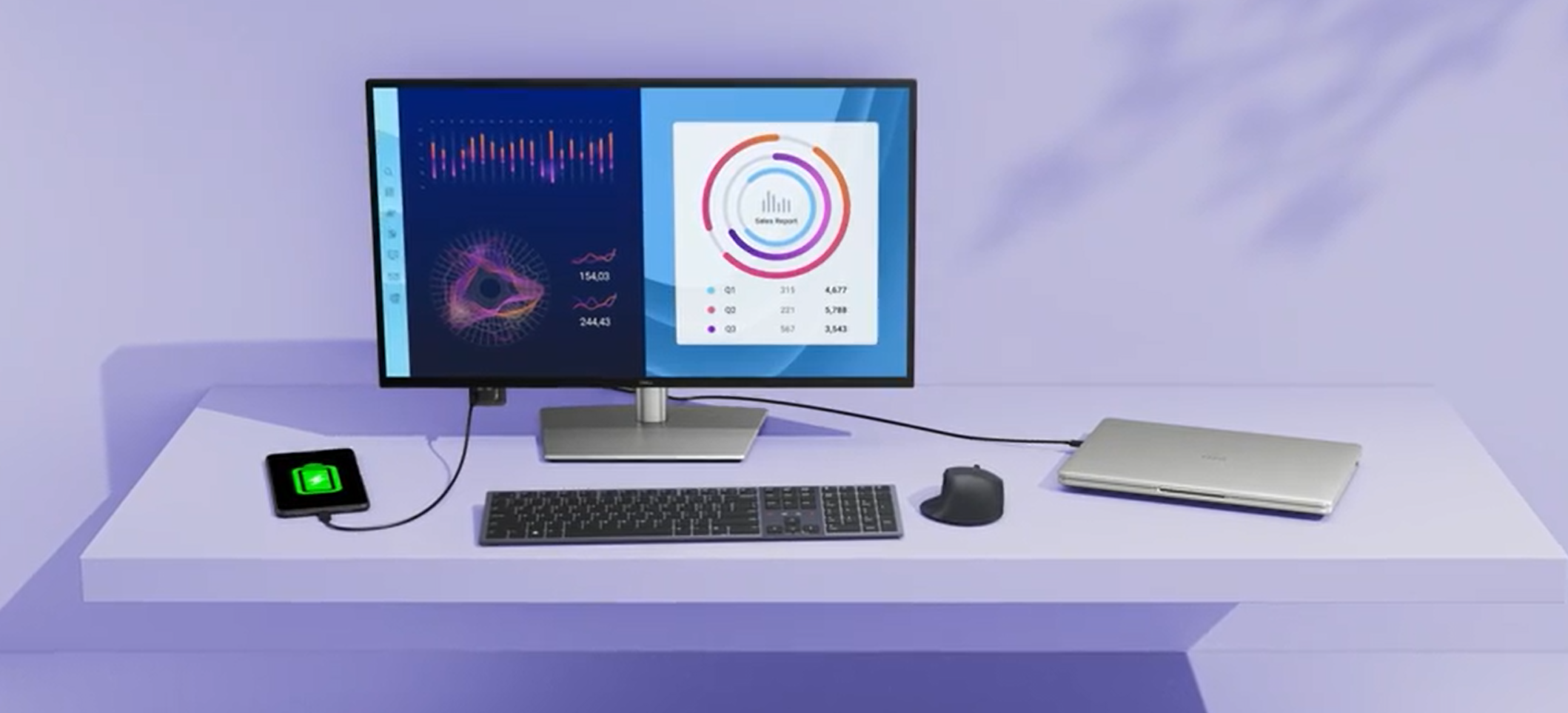 Monitorius  Dell Pro 32 Plus 4K USB-C Hub P3225QE aprašymas - Prekės nuotrauka