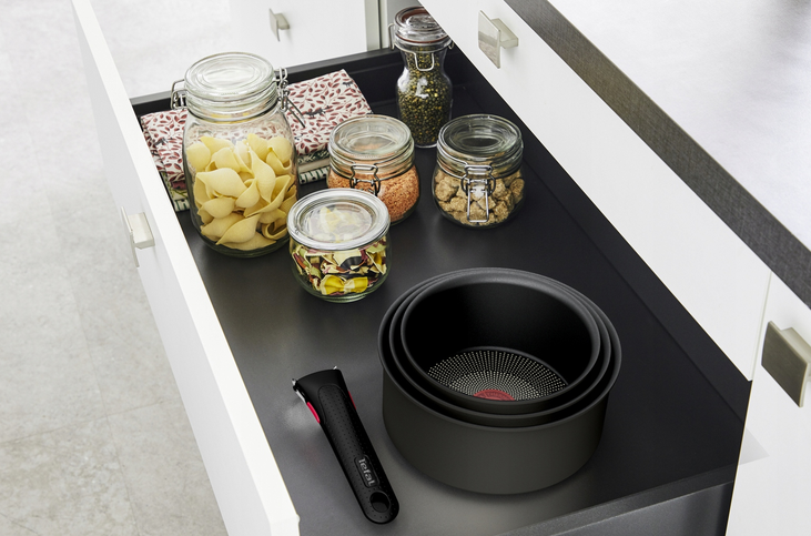 Keptuvių rinkinys Tefal L7649253 Ingenio Ultimate, 24/28 cm, su rankena aprašymas - Prekės nuotrauka