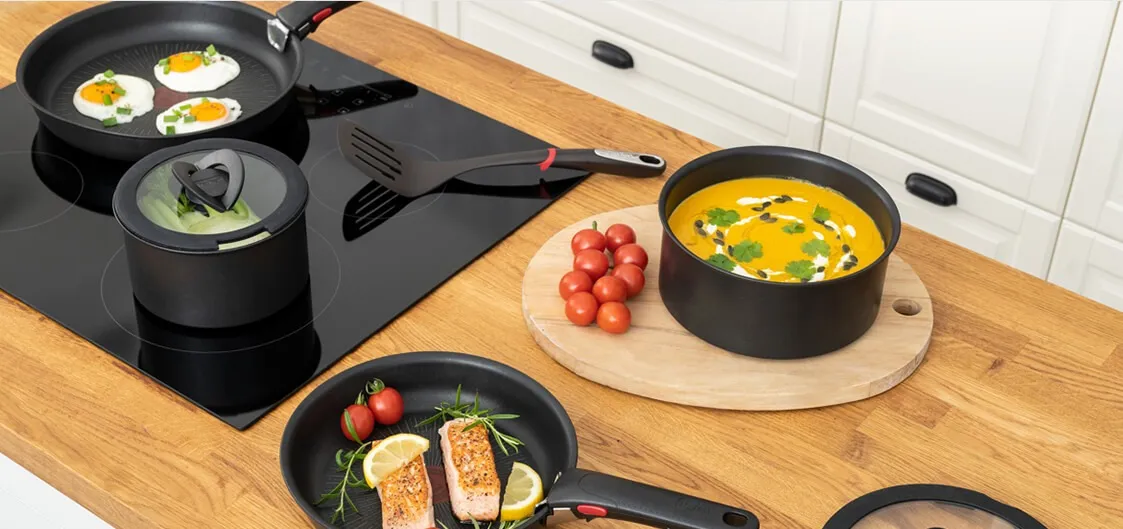 Puodų ir keptuvių rinkinys Tefal Ingenio Ultimate L7649553, 5 dalys aprašymas - Prekės nuotrauka