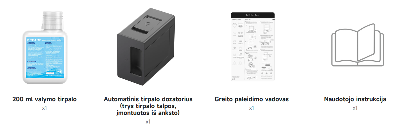 Dulkių siurblys - robotas Dreame X60 Pro Ultra Complete, juodas aprašymas - Prekės nuotrauka Dulkių siurblys - robotas Dreame X60 Pro Ultra Complete, juodas aprašymas - Prekės nuotrauka