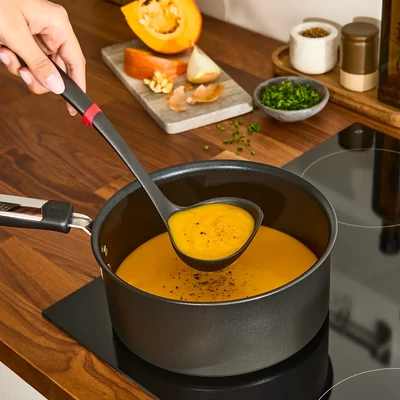 Tefal Ingenio+ nailoninis samtis K1980434, juodas/raudonas aprašymas - Prekės nuotrauka