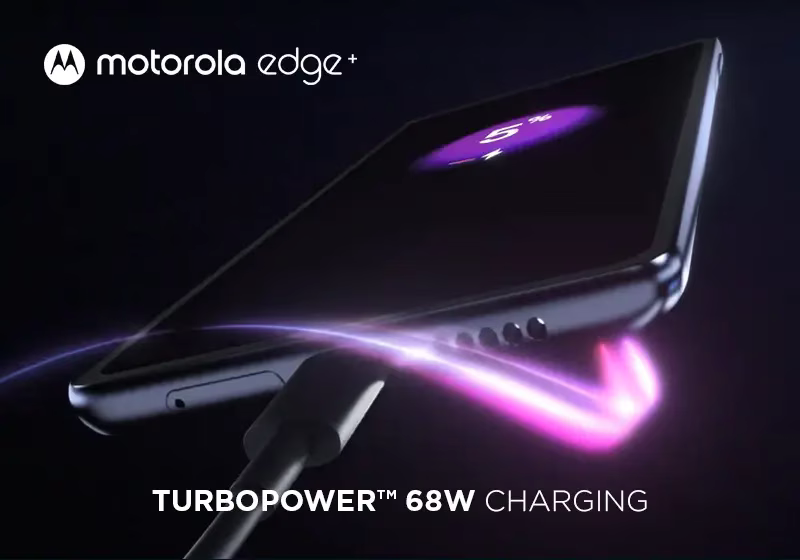 Motorola TurboPower™ 68W įkroviklis su 6.5 A, 1 m USB-C kabeliu aprašymas - Prekės nuotrauka