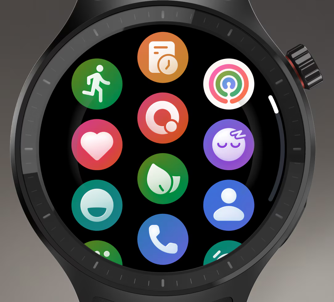 Išmanusis laikrodis MOTOROLA moto watch, sidabrinis, su sidabrine ir žalia apyrankėmis aprašymas - Prekės nuotrauka