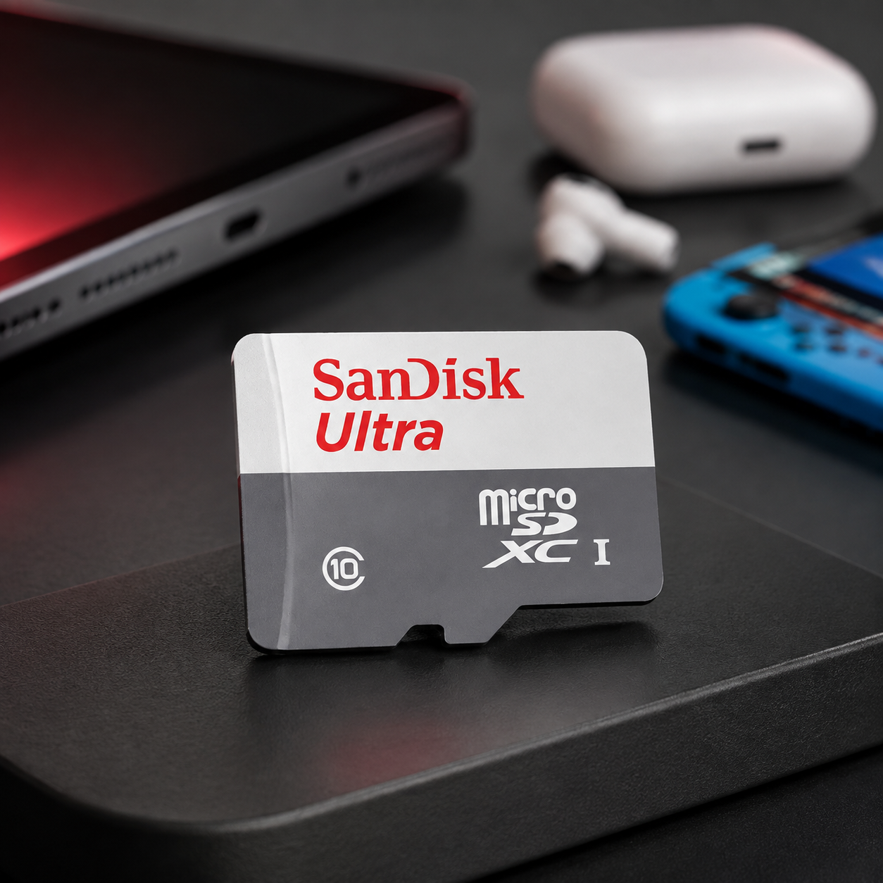 Atminties kortelė SanDisk Ultra Micro SDXC UHS-I Class 10, 512 GB, be adapterio aprašymas - Prekės nuotrauka