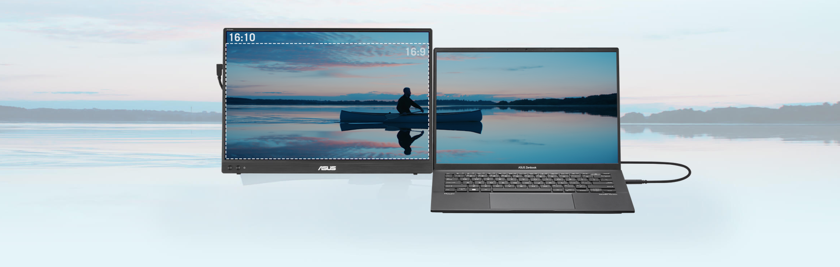 Nešiojamas monitorius Asus ZenScreen MB16FC, 16
