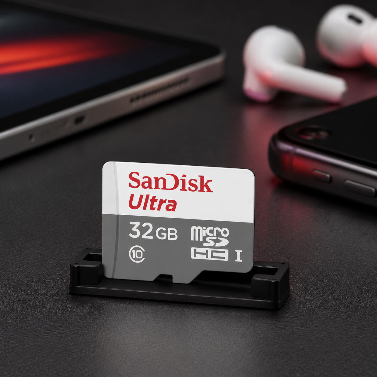 Atminties kortelė SanDisk Ultra Micro SDHC UHS-I Class 10, 32 GB, su adapteriu aprašymas - Prekės nuotrauka