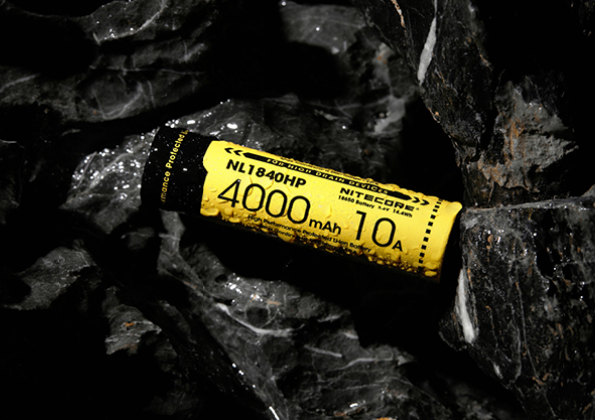 Akumuliatorius Nitecore NL1840HP 18650 Li-ion, 4000 mAh, 3,6 V, 10 A, IPX6 aprašymas - Prekės nuotrauka