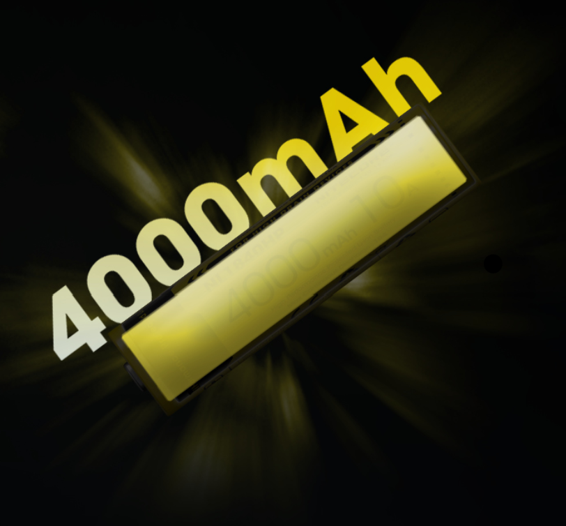 Akumuliatorius Nitecore NL1840HP 18650 Li-ion, 4000 mAh, 3,6 V, 10 A, IPX6 aprašymas - Prekės nuotrauka