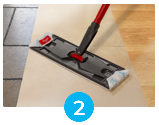 Vileda H2PrO Flat Mop Refill mikropluošto šluostė grindų šluotai aprašymas - Prekės nuotrauka