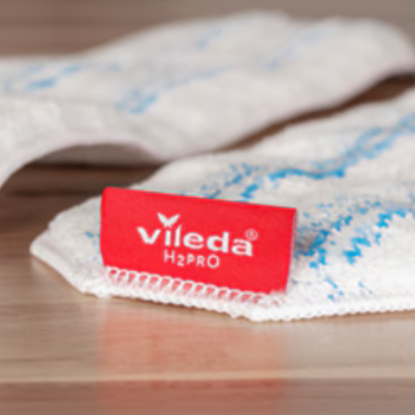 Vileda H2PrO Flat Mop Refill mikropluošto šluostė grindų šluotai aprašymas - Prekės nuotrauka