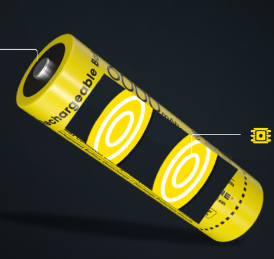 Nitecore NL2160HP 21700 Li-Ion įkraunama baterija, 6000 mAh, 20 A aprašymas - Prekės nuotrauka