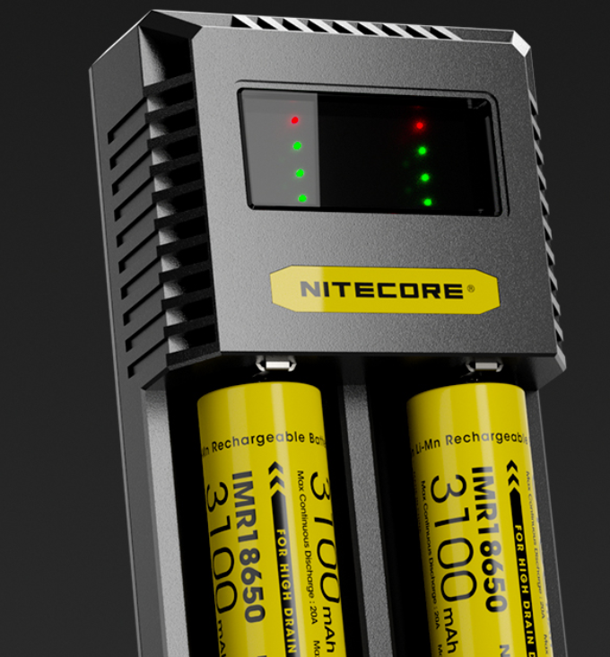 Nitecore Ci2 išmanusis dviejų lizdų USB-C baterijų įkroviklis, iki 3000 mA aprašymas - Prekės nuotrauka