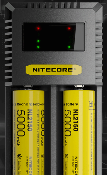 Nitecore Ci2 išmanusis dviejų lizdų USB-C baterijų įkroviklis, iki 3000 mA aprašymas - Prekės nuotrauka