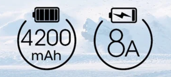 Nitecore NL2142LTP 21700 Li-Ion įkraunama baterija pritaikyta žemai temperatūrai, 4200 mAh, 8 A aprašymas - Prekės nuotrauka