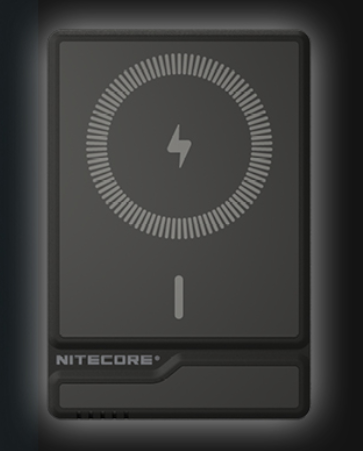 Nitecore NW5000 Magnetinė belaidė išorinė baterija, 5000 mAh, USB-C, IPX5 aprašymas - Prekės nuotrauka