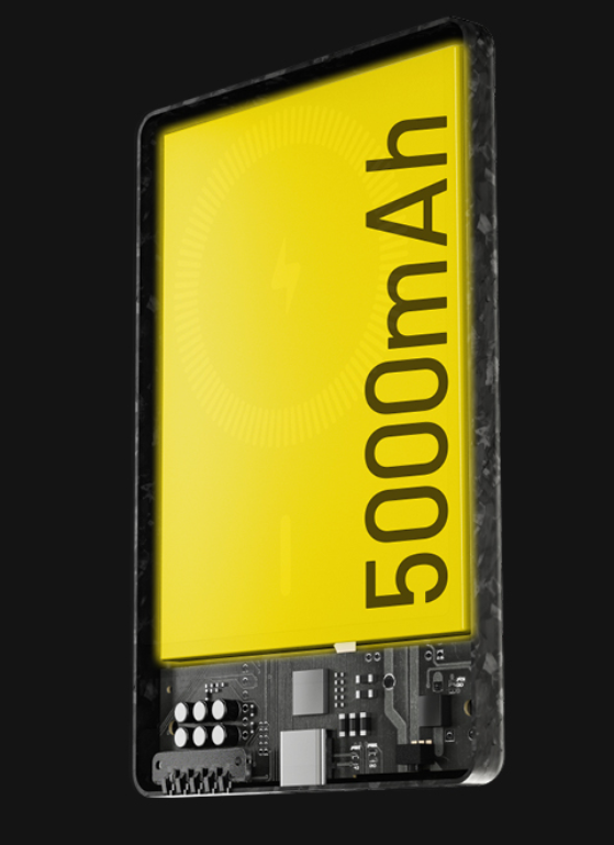Nitecore NW5000 Magnetinė belaidė išorinė baterija, 5000 mAh, USB-C, IPX5 aprašymas - Prekės nuotrauka