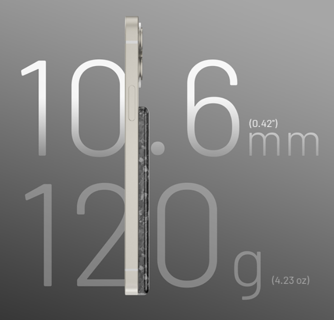 Nitecore NW5000 Magnetinė belaidė išorinė baterija, 5000 mAh, USB-C, IPX5 aprašymas - Prekės nuotrauka