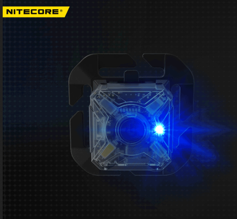 Nitecore NU06 LE Mini signalinė lemputė, 4 spalvų LED, 9 režimai, 250 mAh, USB-C aprašymas - Prekės nuotrauka