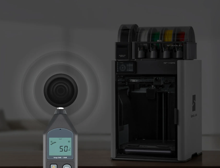 Bambu Lab H2S Combo 3D spausdintuvas su AMS 2 Pro automatine medžiagų sistema aprašymas - Prekės nuotrauka